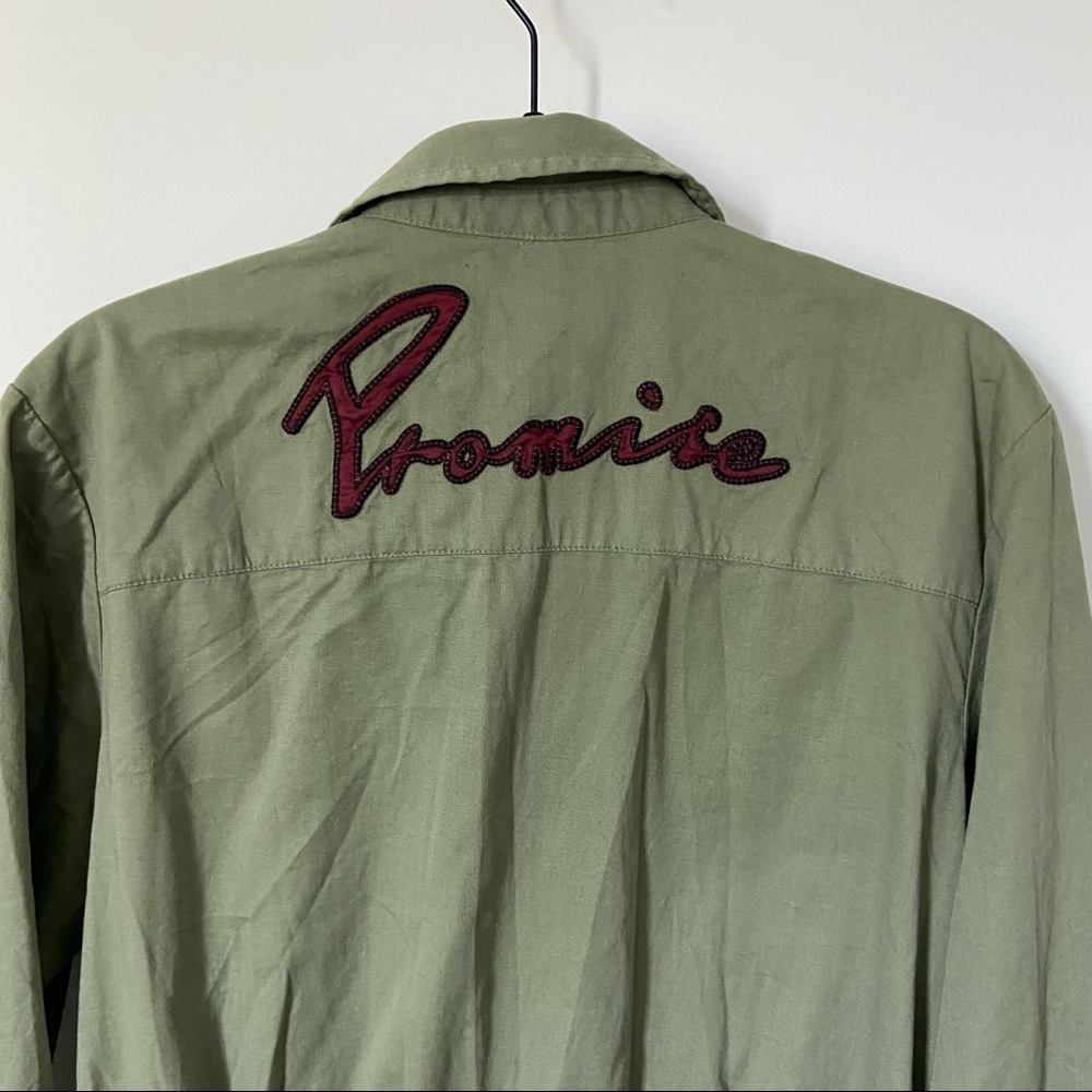 P.S.Erin Wasson Promise Army Green Romper Playsuit - Picture 6 of 9